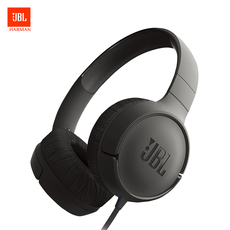 Slušalice JBL TUNE 500 BLACK (On-ear slušalice, mikrofon, univerzalne kontrole, 3.5mm, crne) 