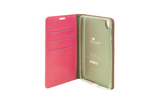 Mercury flip case skin za xperia e5 (roza)