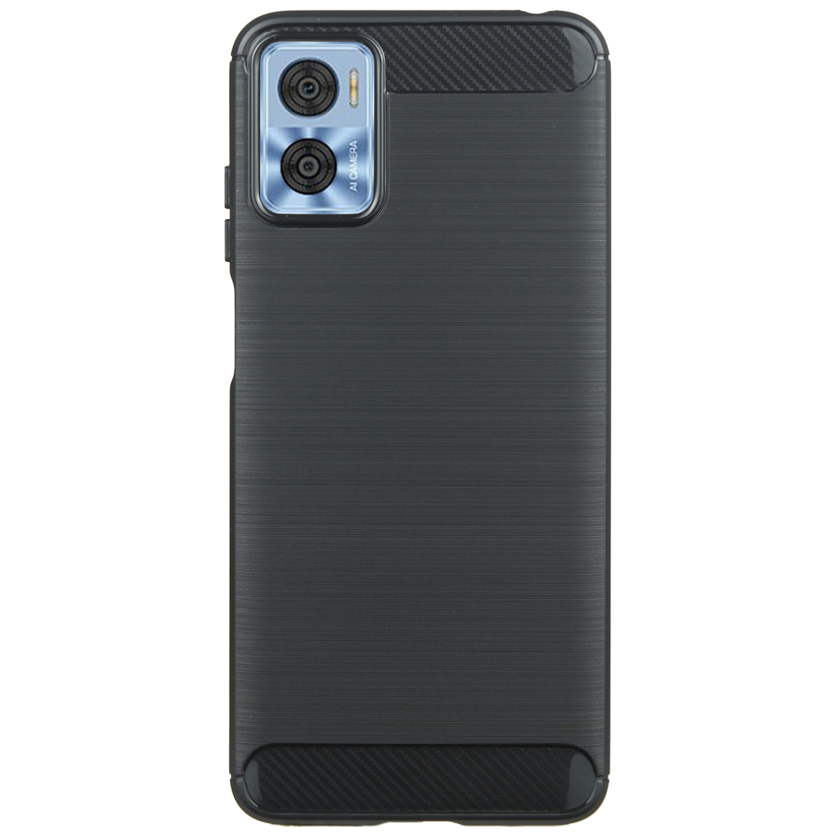 Tpu brushed za moto e22 (black)