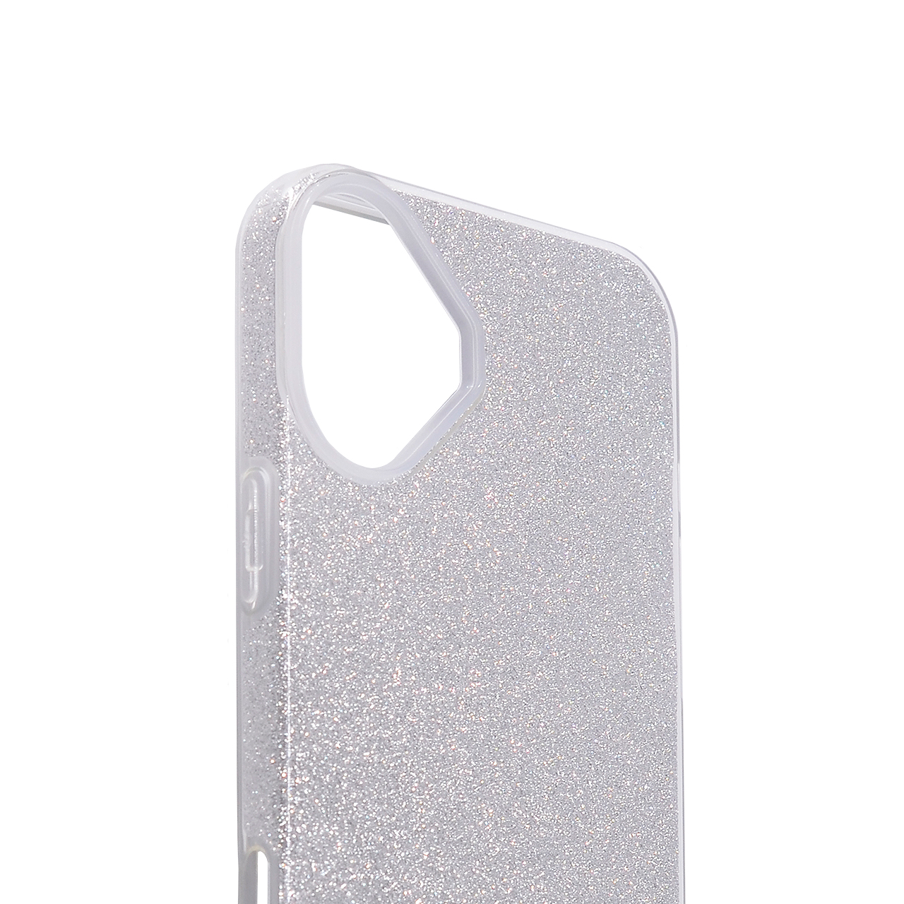 Tpu sparkly shine for iphone 16 plus (6.7") silver