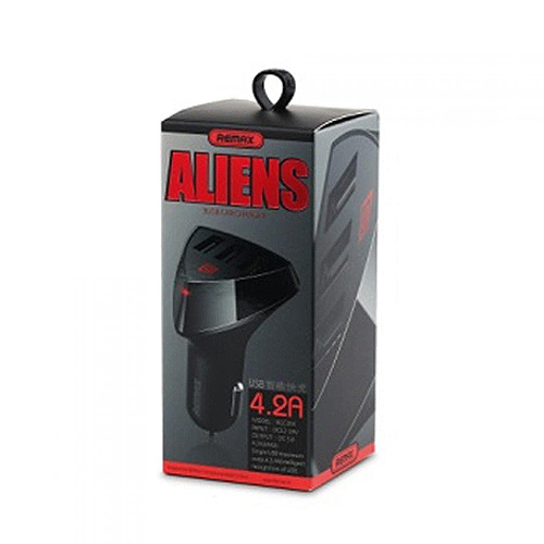 Auto punjač remax alien rcc-304 3xusb 4.2a (crni)