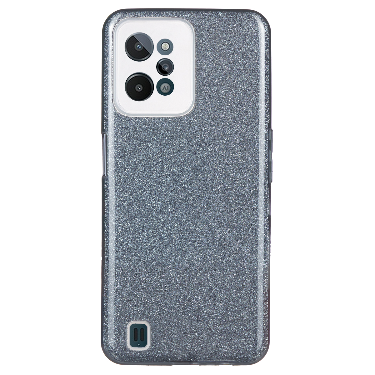 Tpu sparkly shine realme c31 (gray)