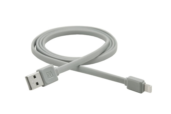 Usb data cable remax rc-008i za iphone 5/6 (2a) sivi 1m