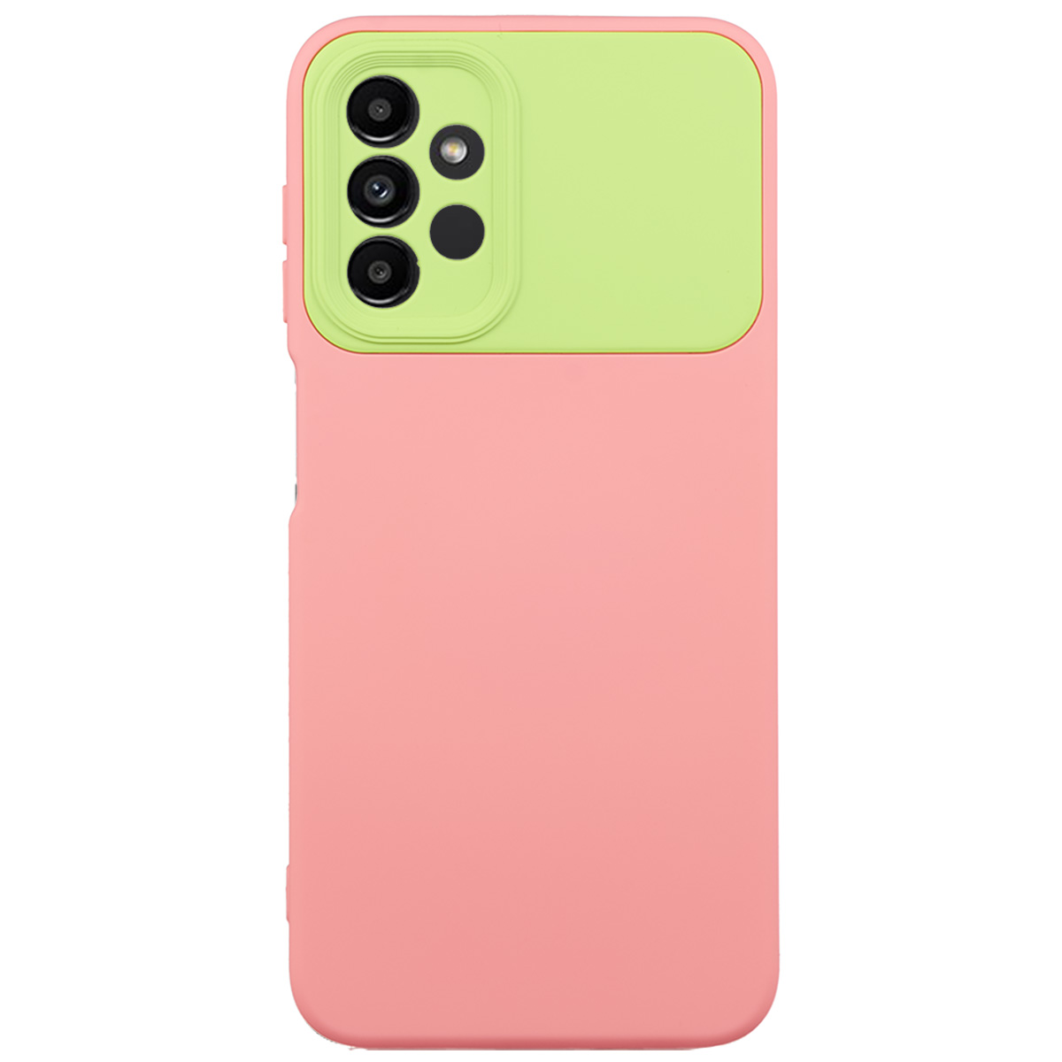 Tpu matte duo for sm-a136b/a047f (galaxy a13 5g/a04s) roze-zelena