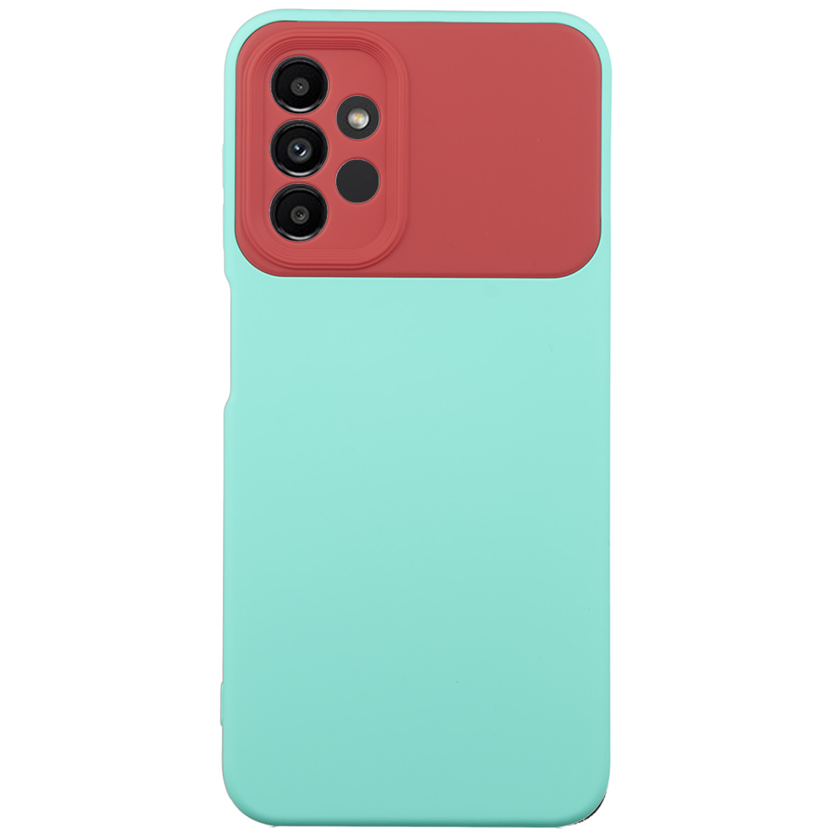 Tpu matte duo for sm-a136b/a047f (galaxy a13 5g/a04s) tirkizno-crvena
