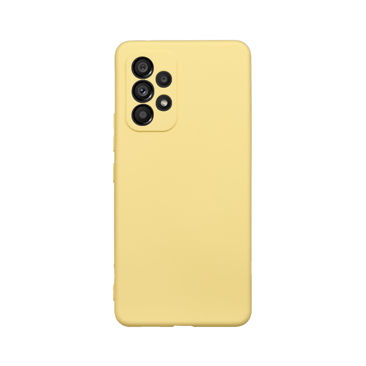 Tpu matte  for sm-a536 (galaxy a53 5g) žuta