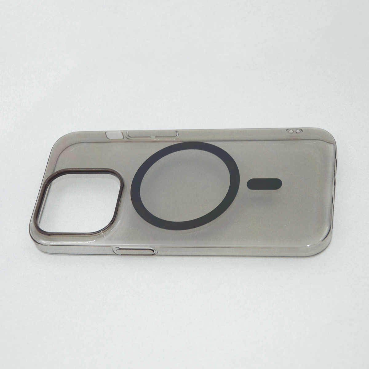 Tpu silhouette magsafe  for iphone 15 plus (6.7") crna