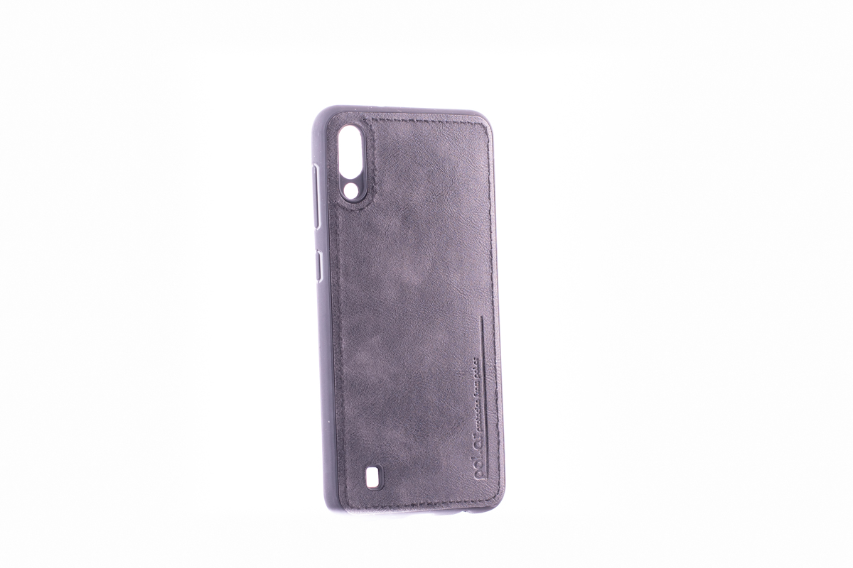 Tpu leather for sm-a105f (galaxy a10) crna