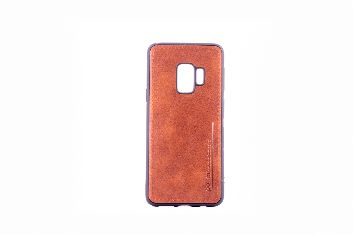 Tpu leather for sm-g960f (galaxy s9) braon