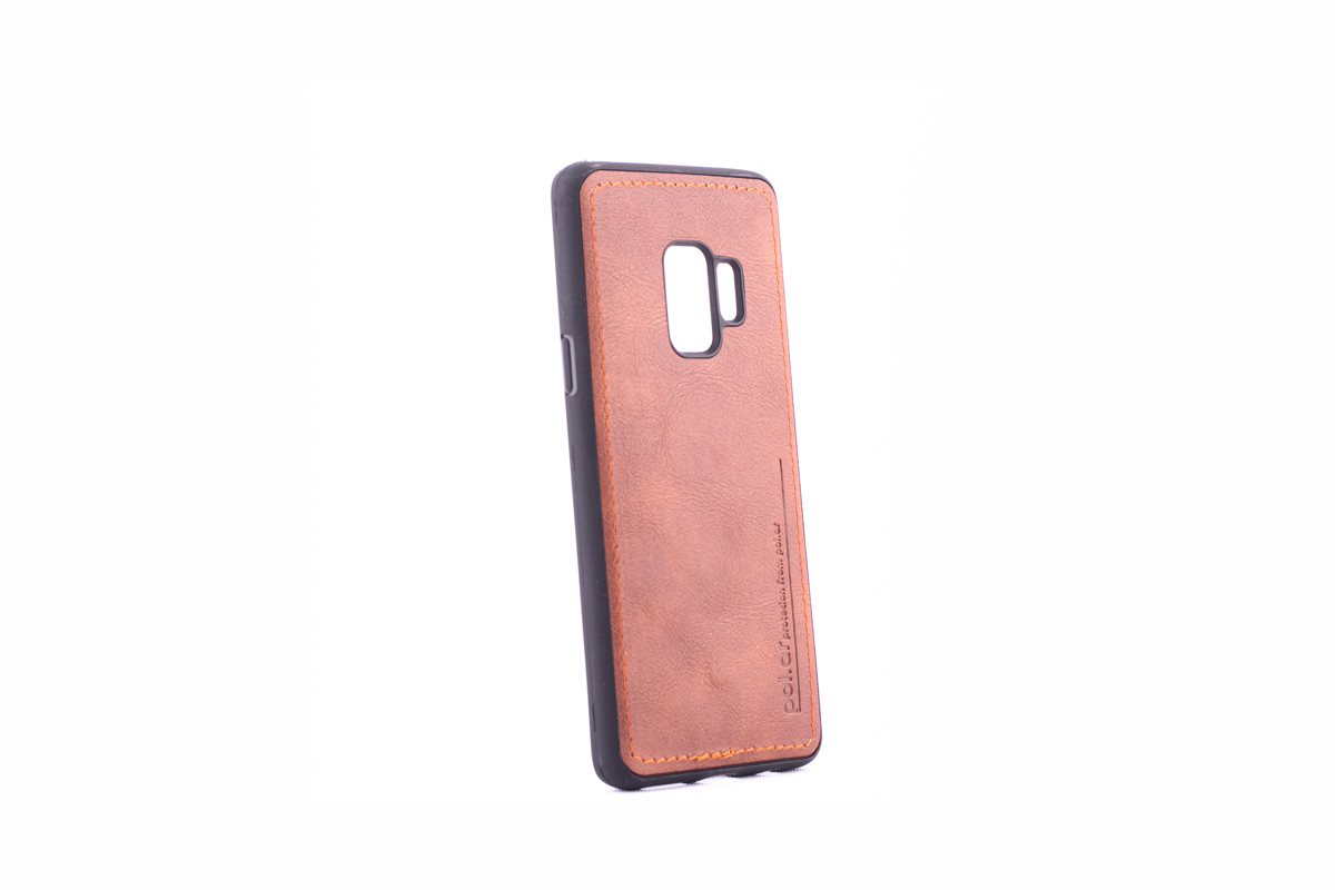 Tpu leather for sm-g960f (galaxy s9) braon