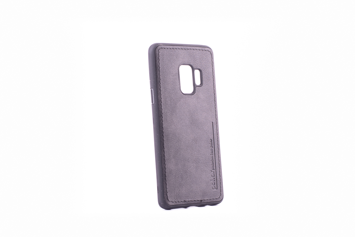 Tpu leather for sm-g960f (galaxy s9) crna