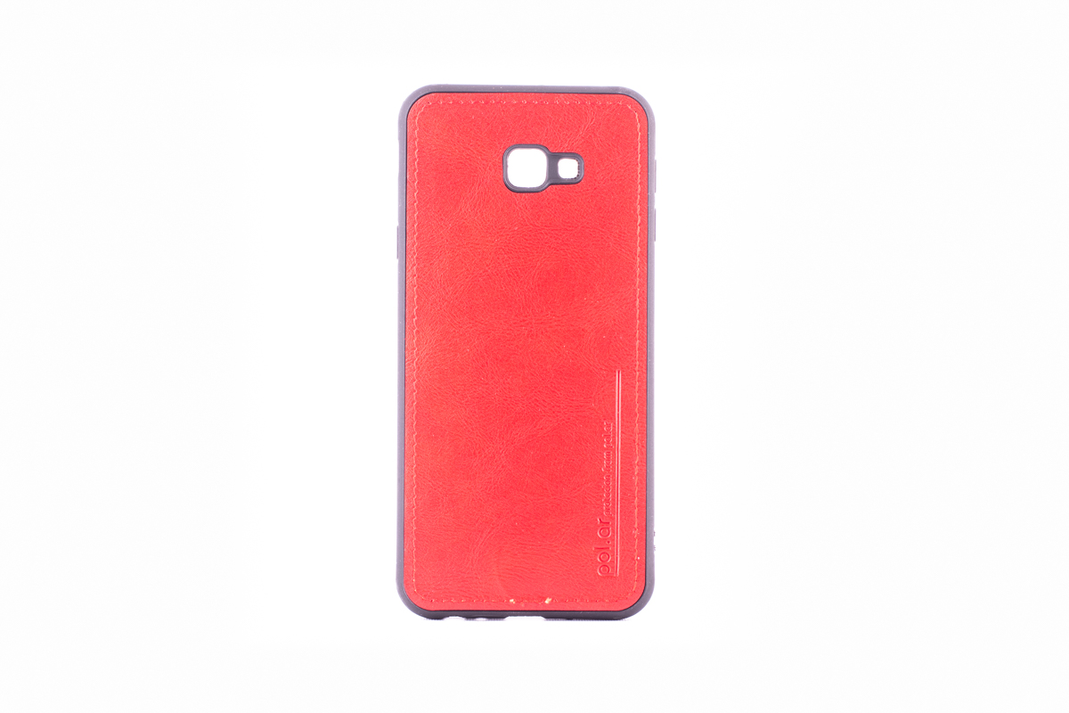 Tpu leather for sm-j415f (galaxy j4 plus 2018) crvena