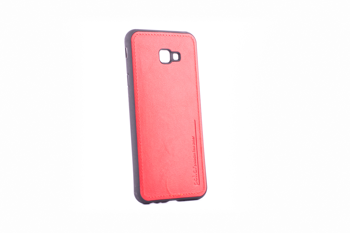Tpu leather for sm-j415f (galaxy j4 plus 2018) crvena