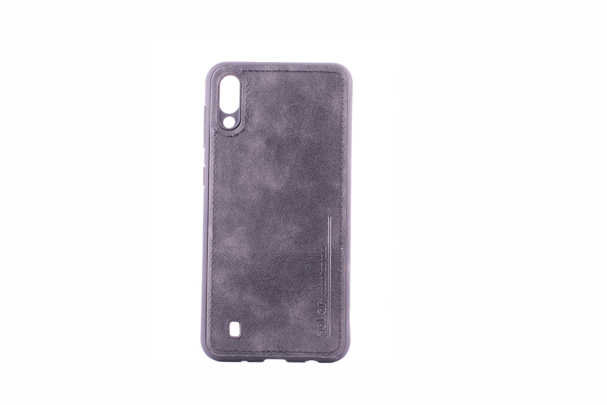 Tpu leather for sm-a105f (galaxy a10) crna