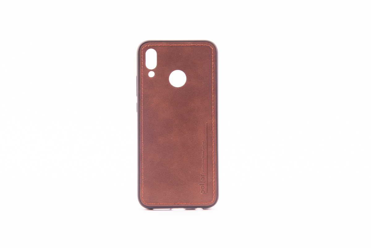 Tpu leather p20 lite (braon)