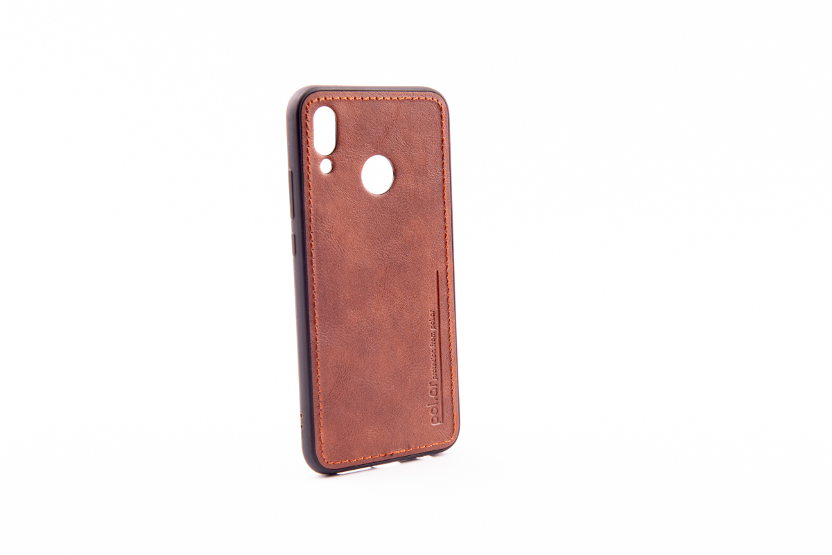 Tpu leather p20 lite (braon)