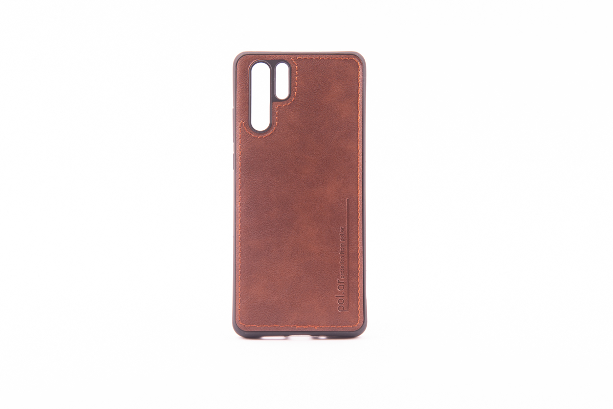 Tpu leather p30 pro (braon)