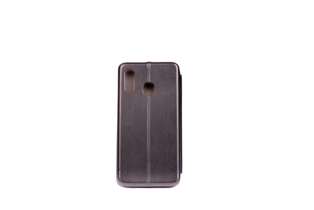 Flip leather for sm-a202f (galaxy a20e) crna