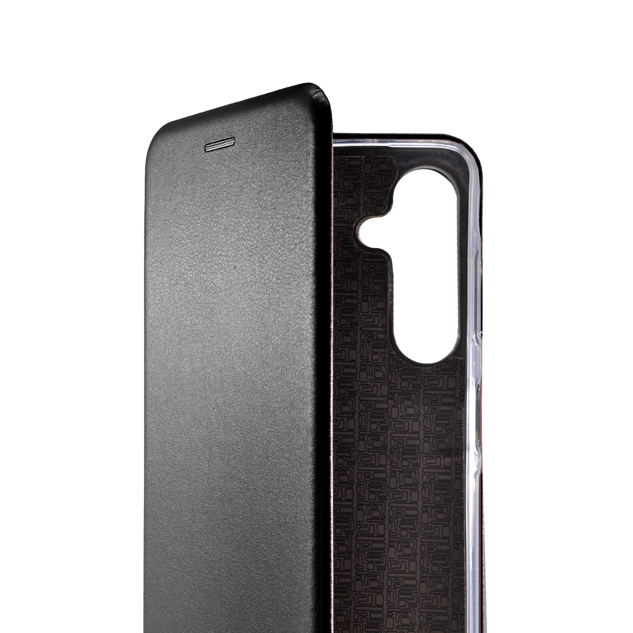 Flip leather for sm-a165f (galaxy a16 4g) crna