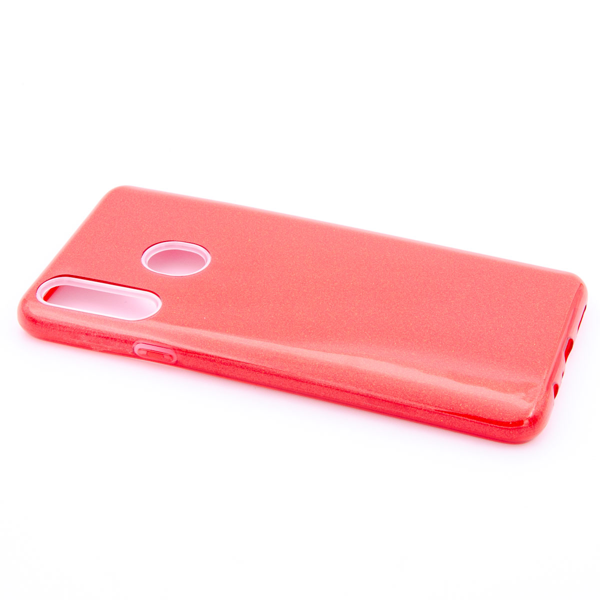 Tpu sparkly shine for sm-a207f (galaxy a20s) red