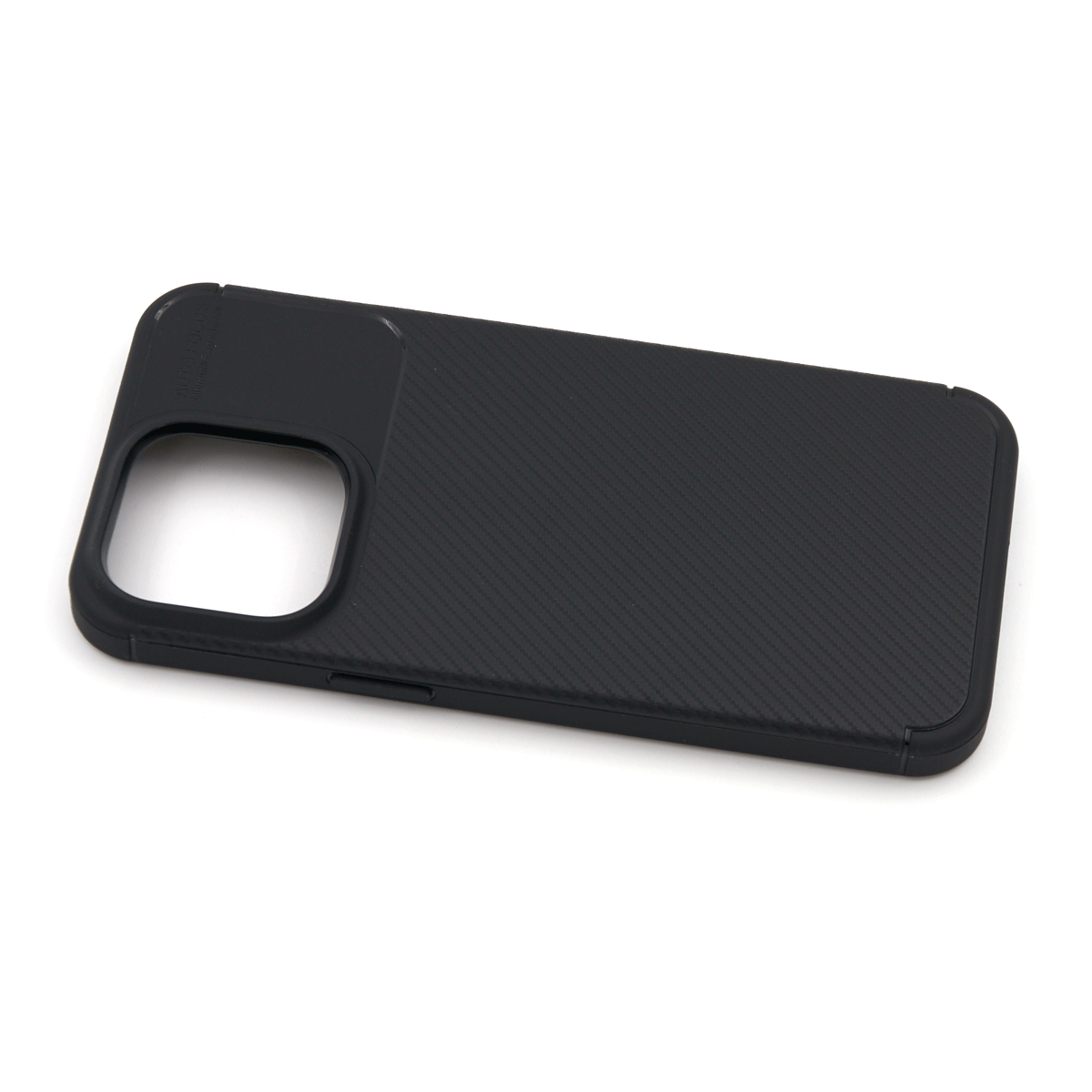 Tpu carbon new for iphone 15 pro max (6.7") black