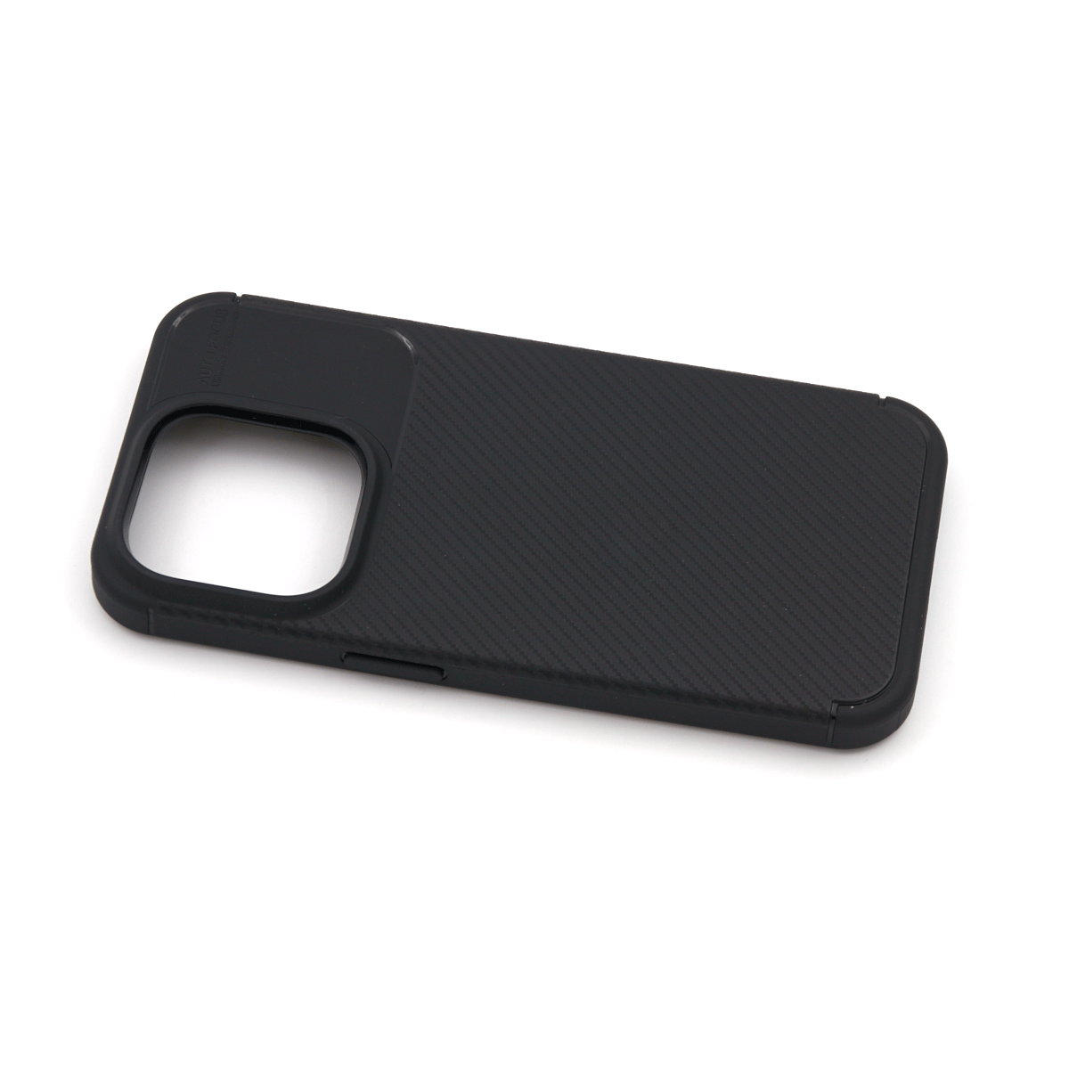 Tpu carbon new for iphone 15 pro (6.1") black