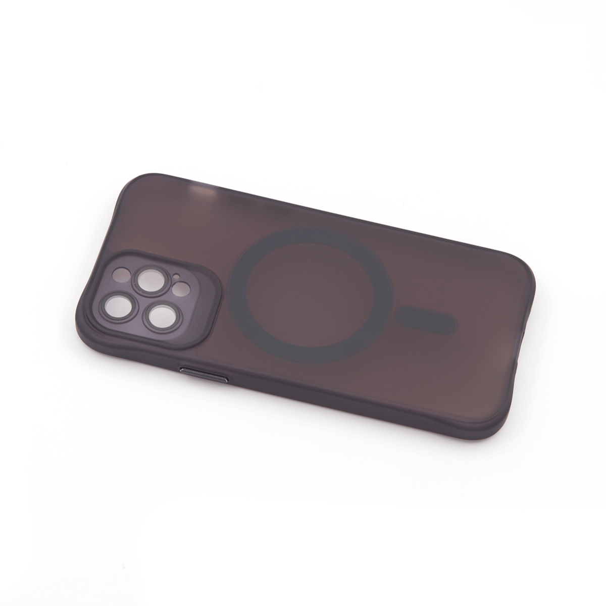 Tpu trans-color magsafe for iphone 12  pro (6.1") crna