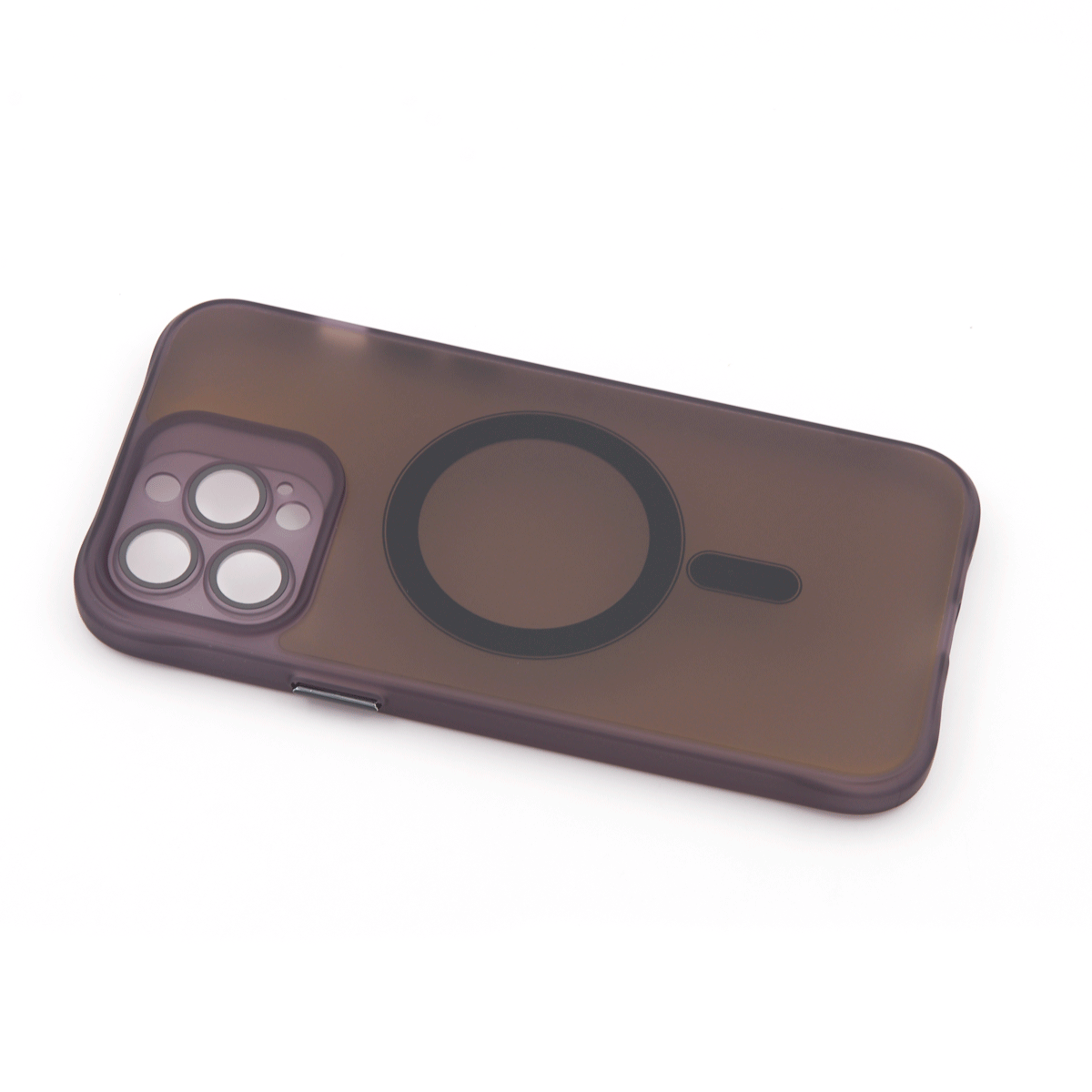 Tpu trans-color magsafe for iphone 13 pro max (6.7") crna