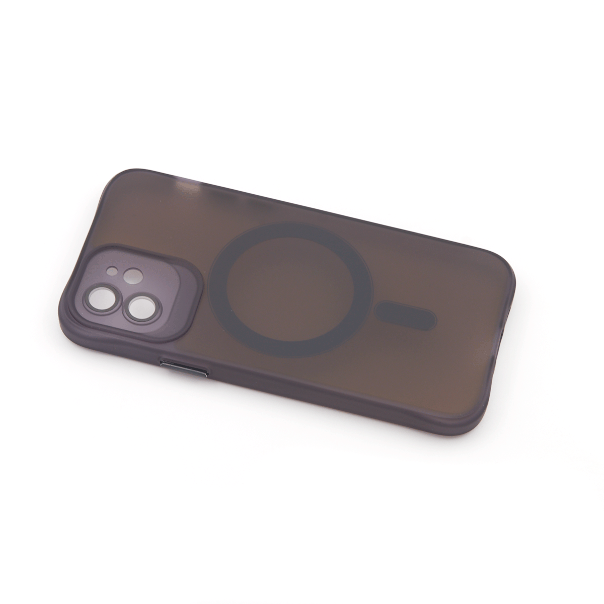 Tpu trans-color magsafe for iphone 12 (6.1") crna