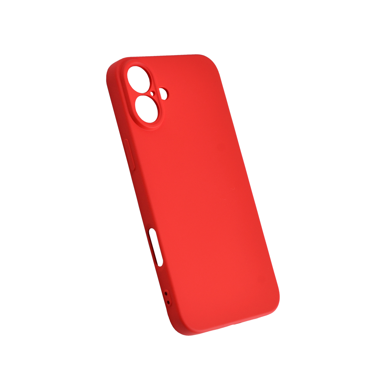 Tpu matte  for iphone 16 plus (6.7") crvena