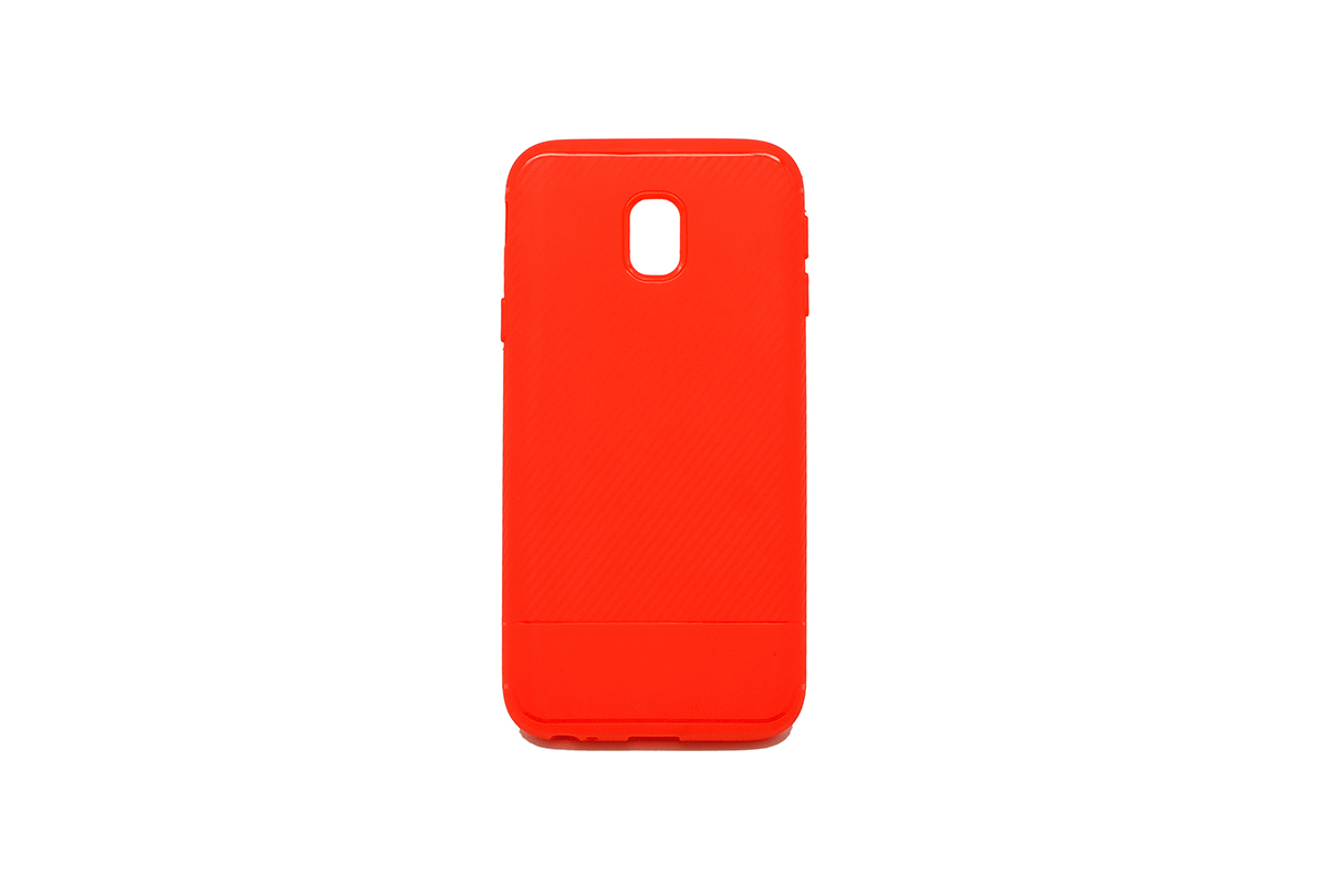 Tpu carbon for sm-j330f (galaxy j3 2017) red