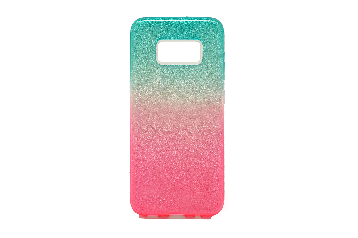 Tpu double shine for sm-g955f (galaxy s8 plus) green/pink