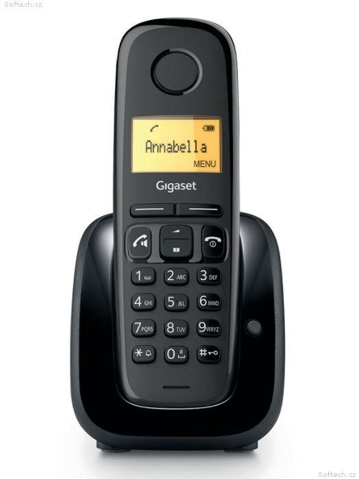 GIGASET A280 Bežični telefon (crni)