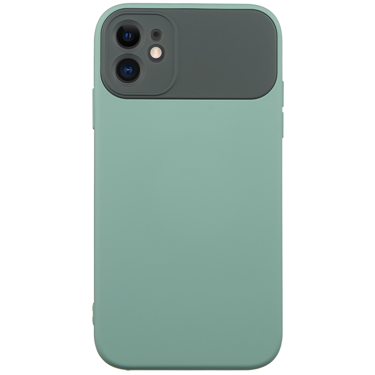 Tpu matte duo for iphone 11 (6.1") zeleno-crna