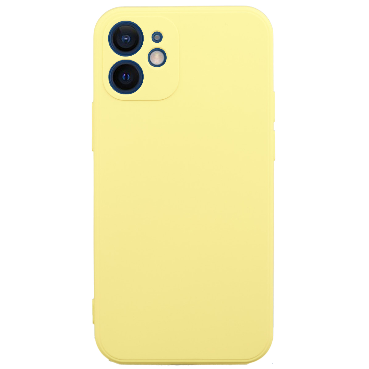 Tpu matte  for iphone 12 mini 5.4" (žuta)