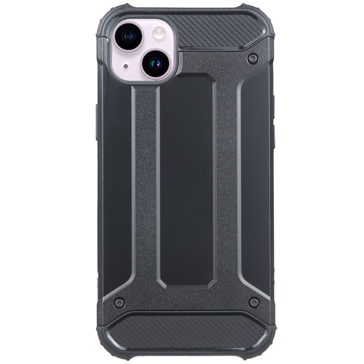 Tpu defender for iphone 14 plus (6.7") black