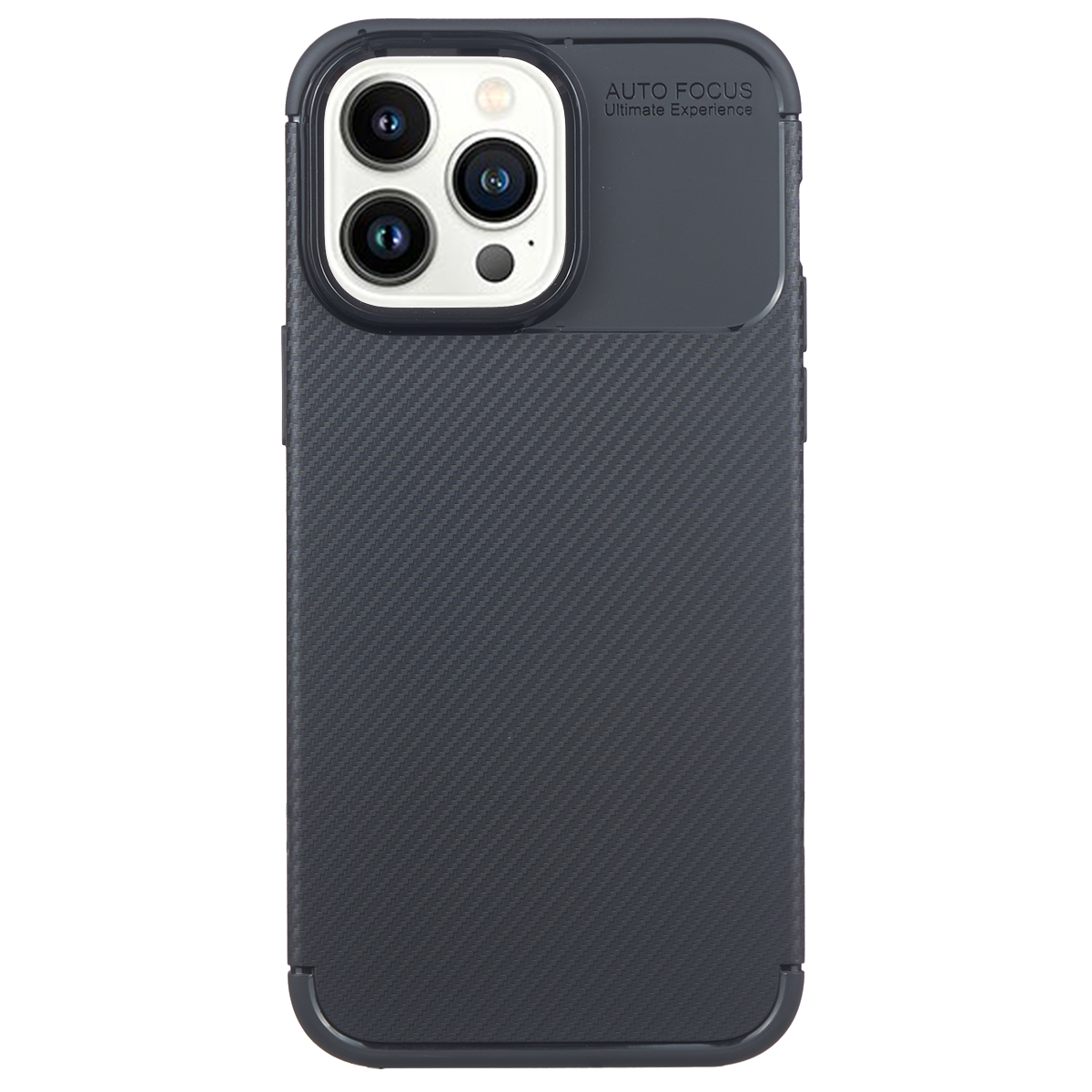 Tpu carbon new for iphone 14 pro max (6.7") black