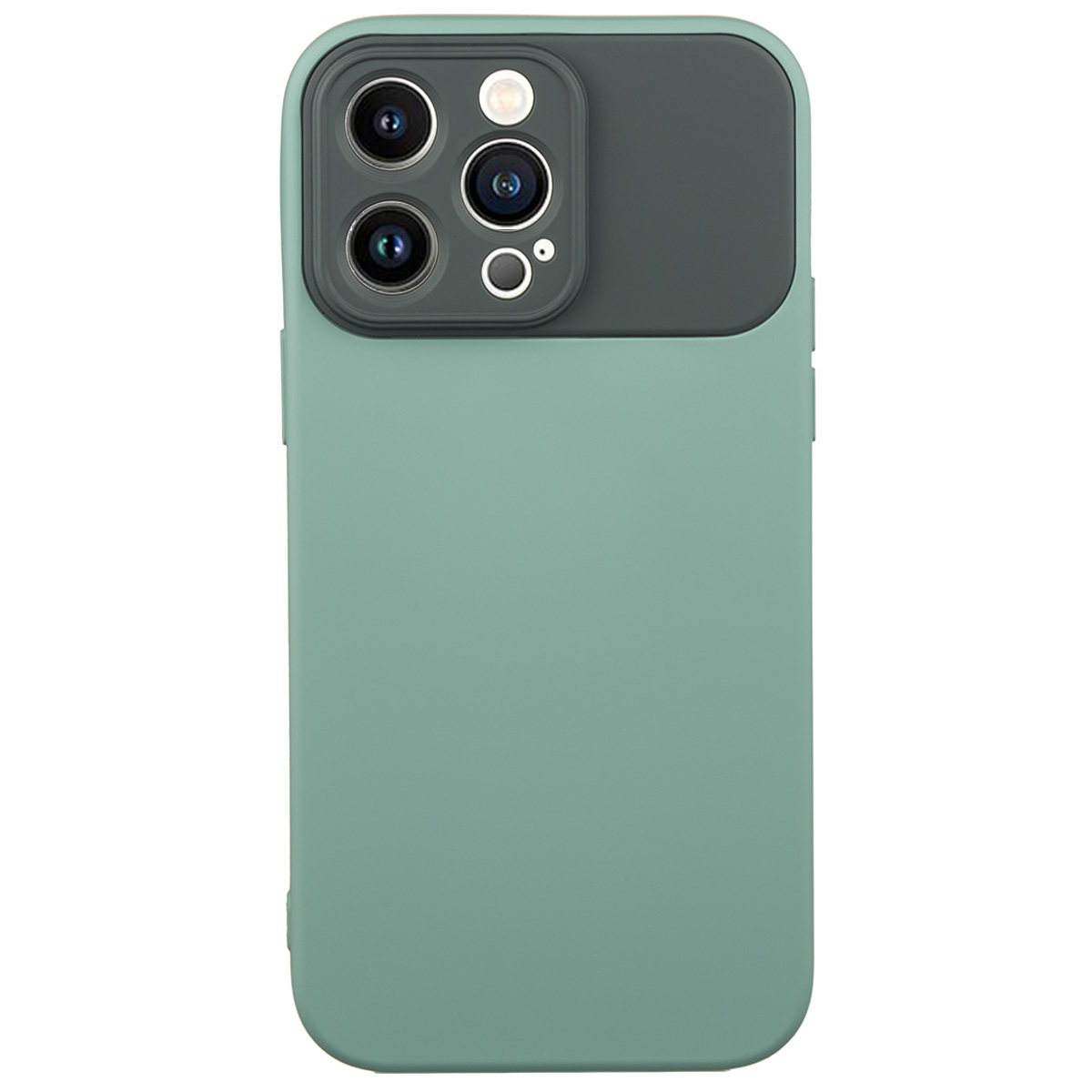 Tpu matte duo for iphone 14 pro max (6.7") zeleno-crna