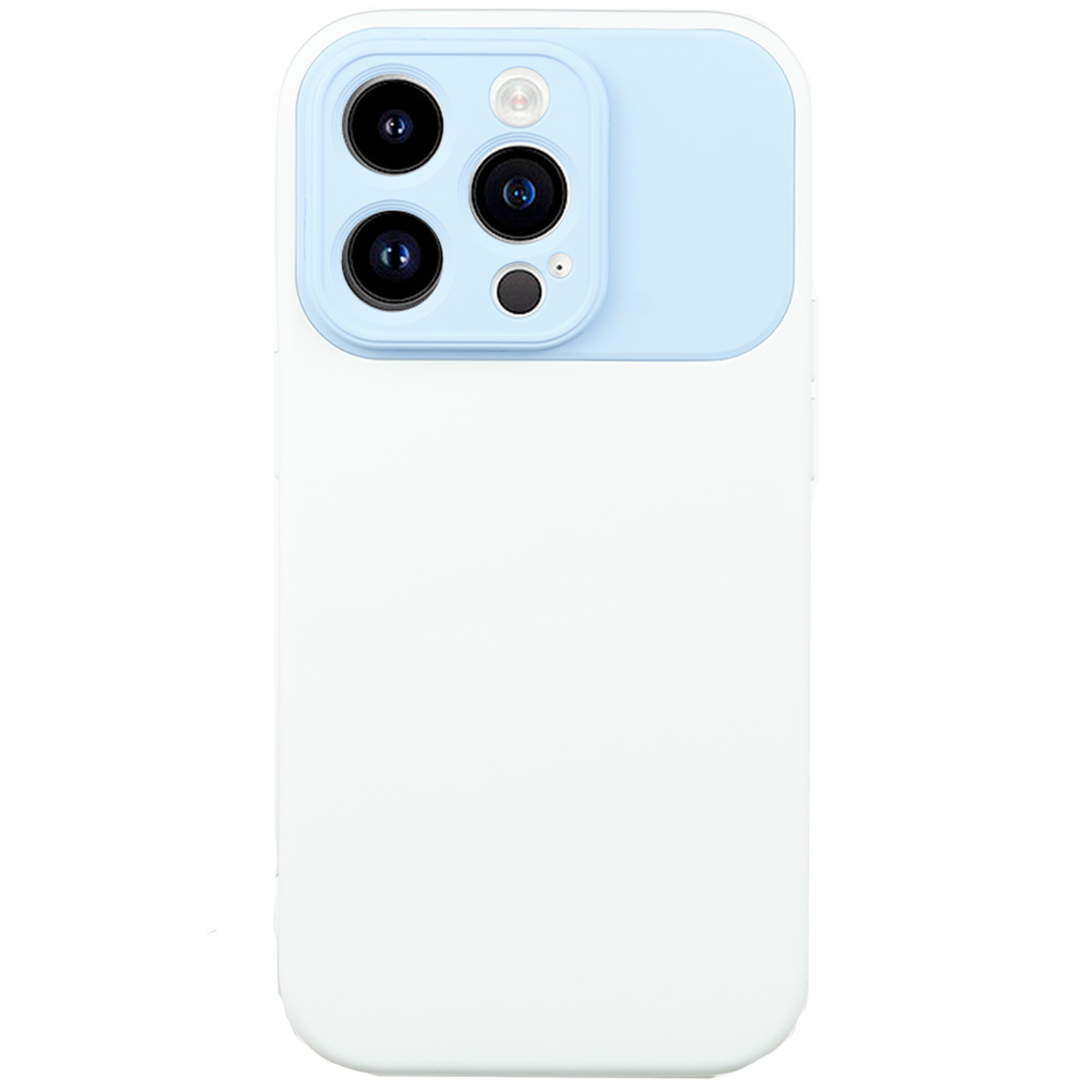 Tpu matte duo for iphone 14 pro (6.1") belo-plava