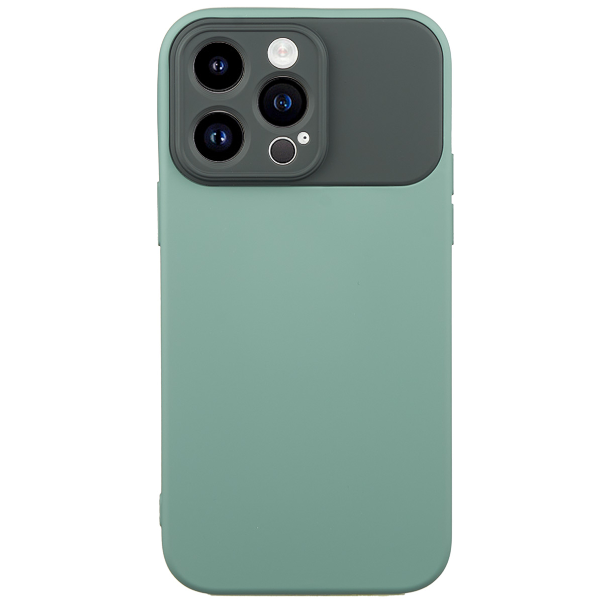 Tpu matte duo for iphone 14 pro (6.1") zeleno-crna