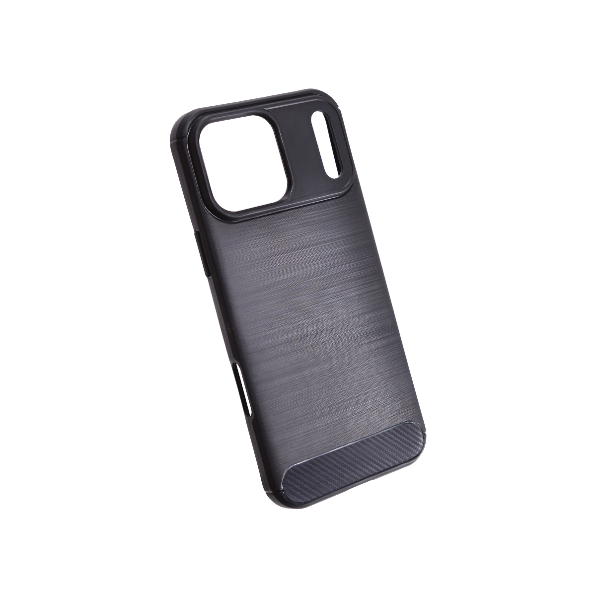 Tpu brushed za iphone 17 pro max 6.9" (black)