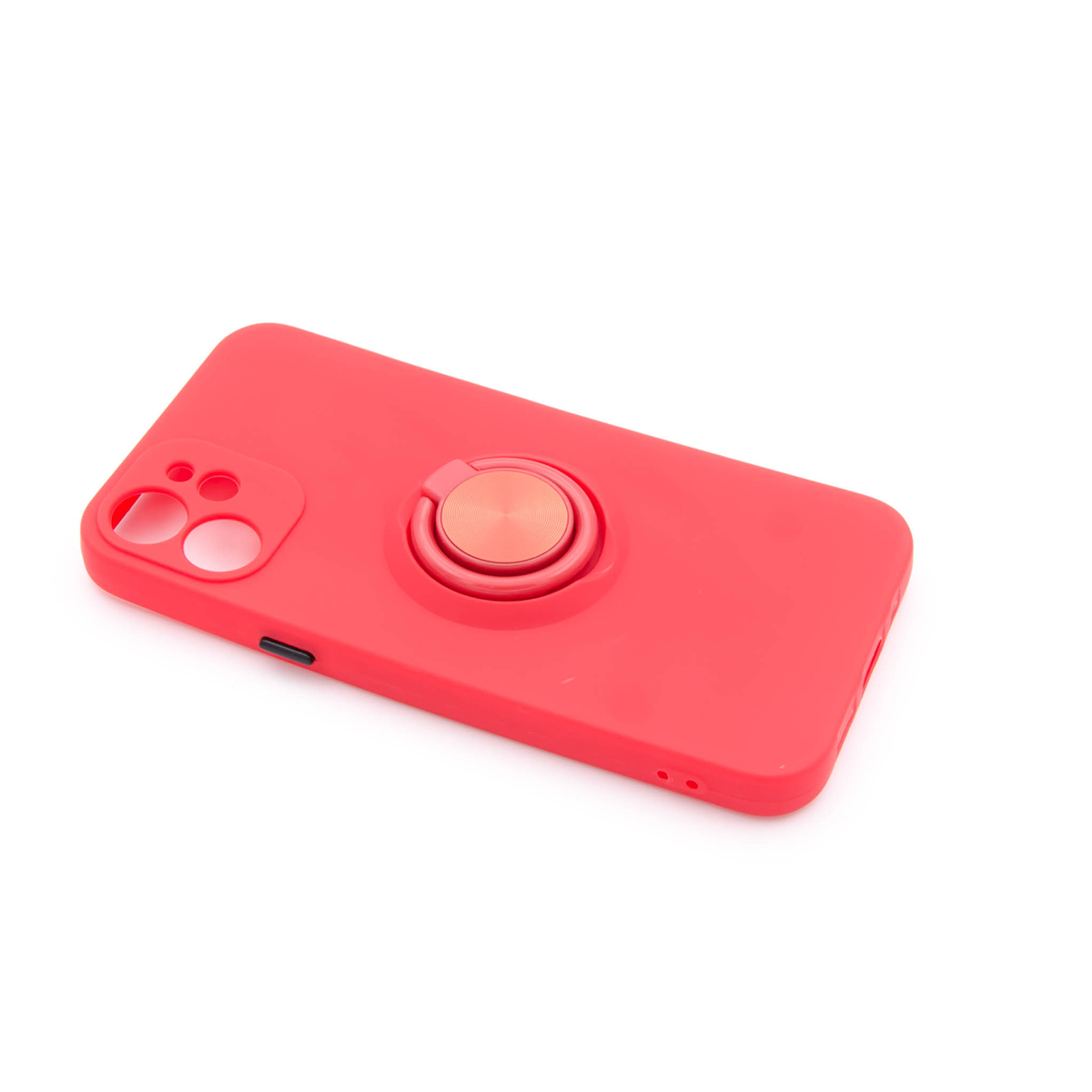 Tpu matte ring  for iphone 12 mini (5.4") crvena