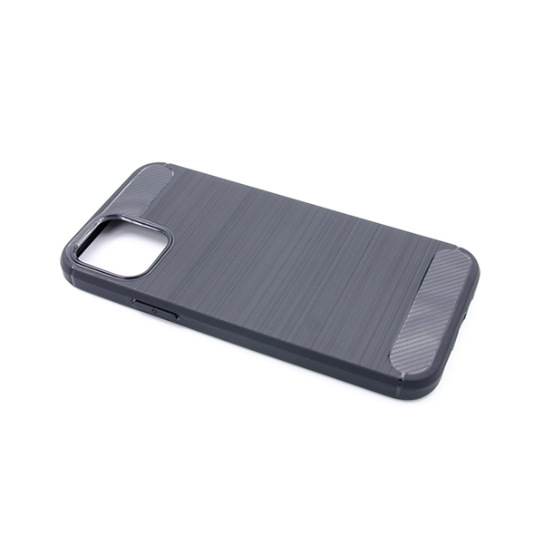 Tpu brushed za iphone 12/12 pro (6.1) black