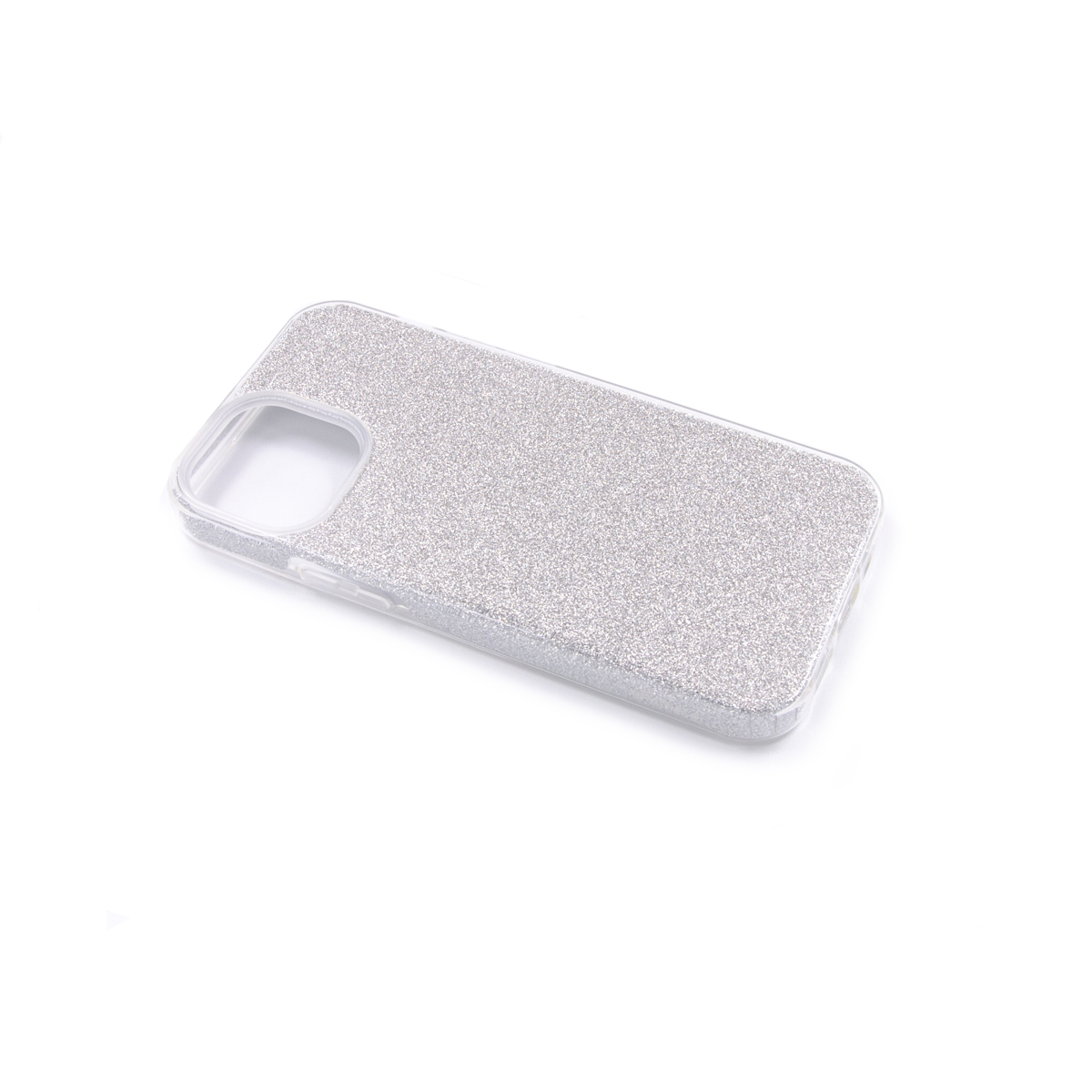 Tpu sparkly shine for iphone 13 mini (5.4") silver