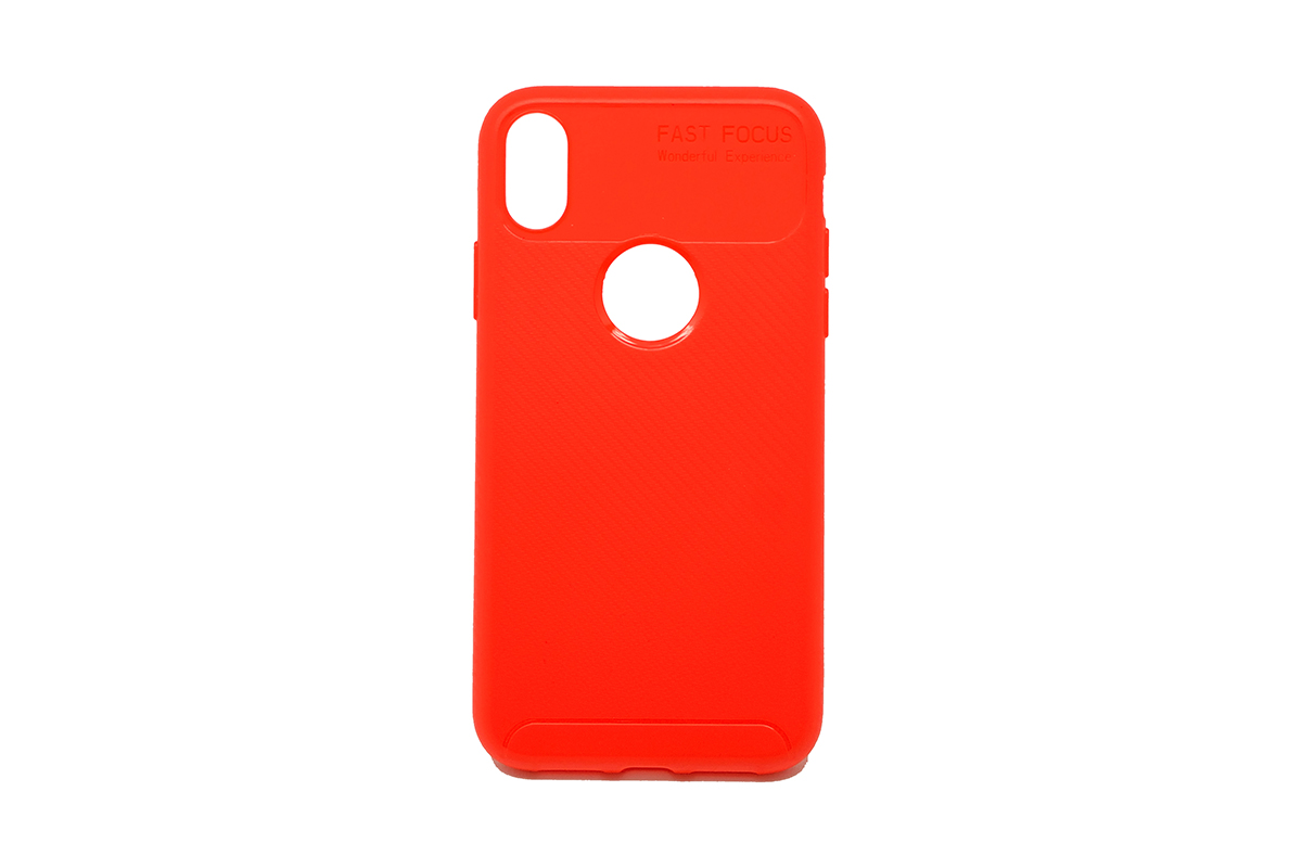 Tpu carbon for iphone xr 6.1" (red)