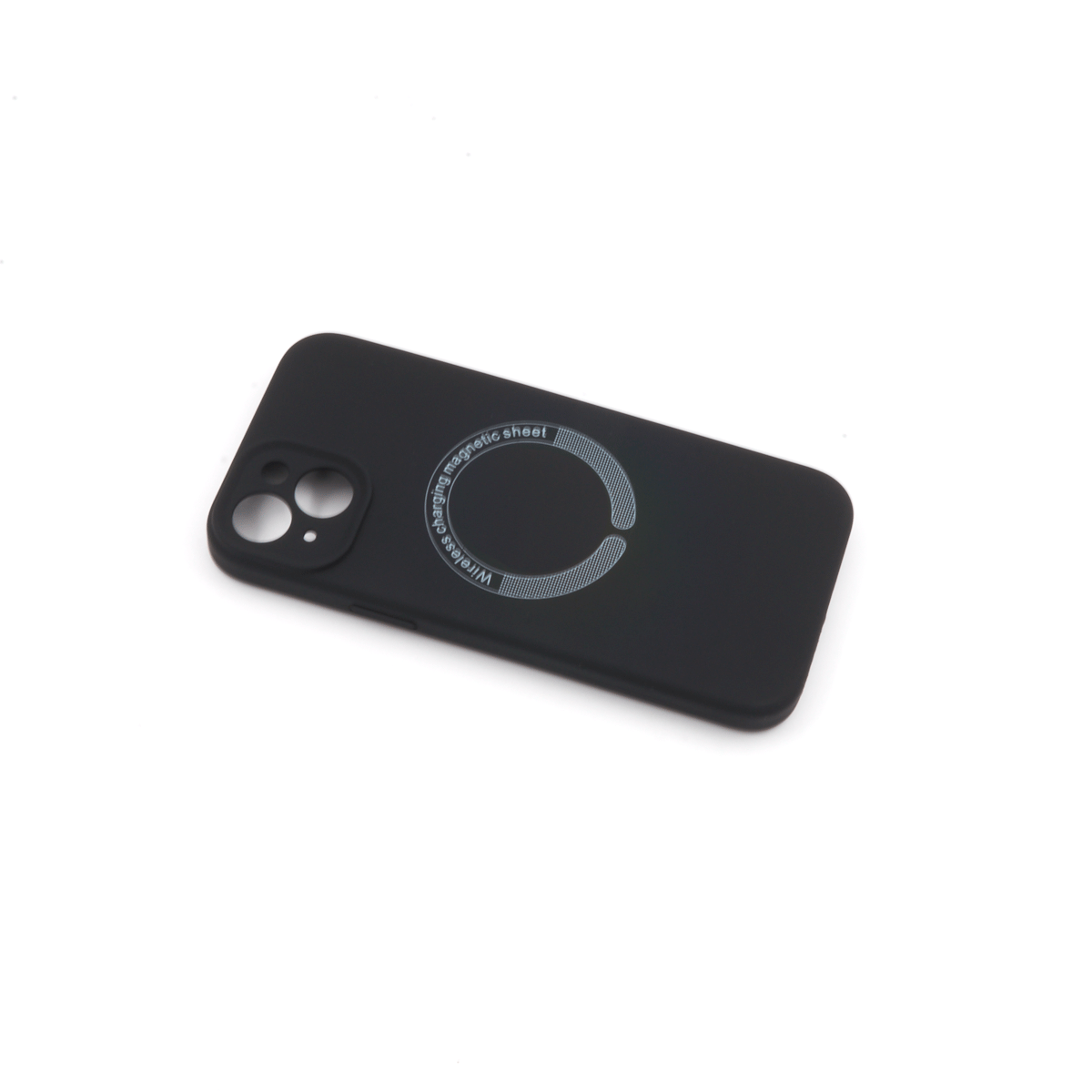 Tpu matte magsafe for iphone 15 plus (6.7") crna