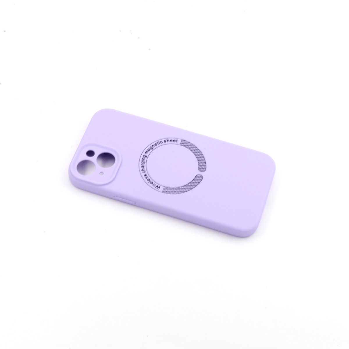 Tpu matte magsafe for iphone 15 plus (6.7") ljubičasta