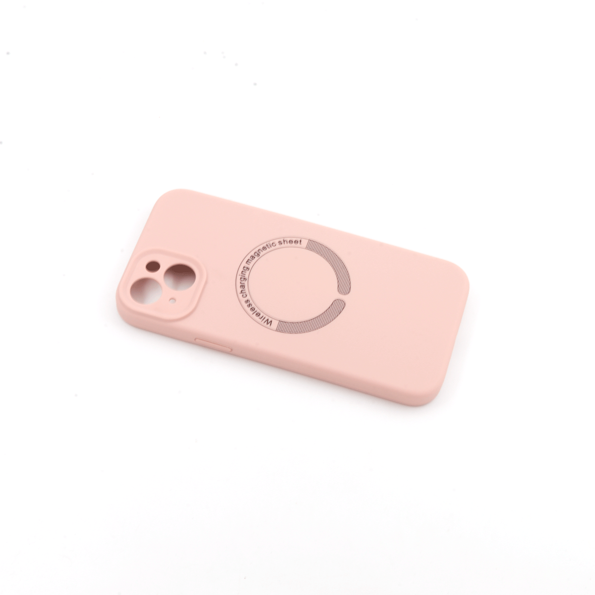 Tpu matte magsafe for iphone 15 plus (6.7") roza