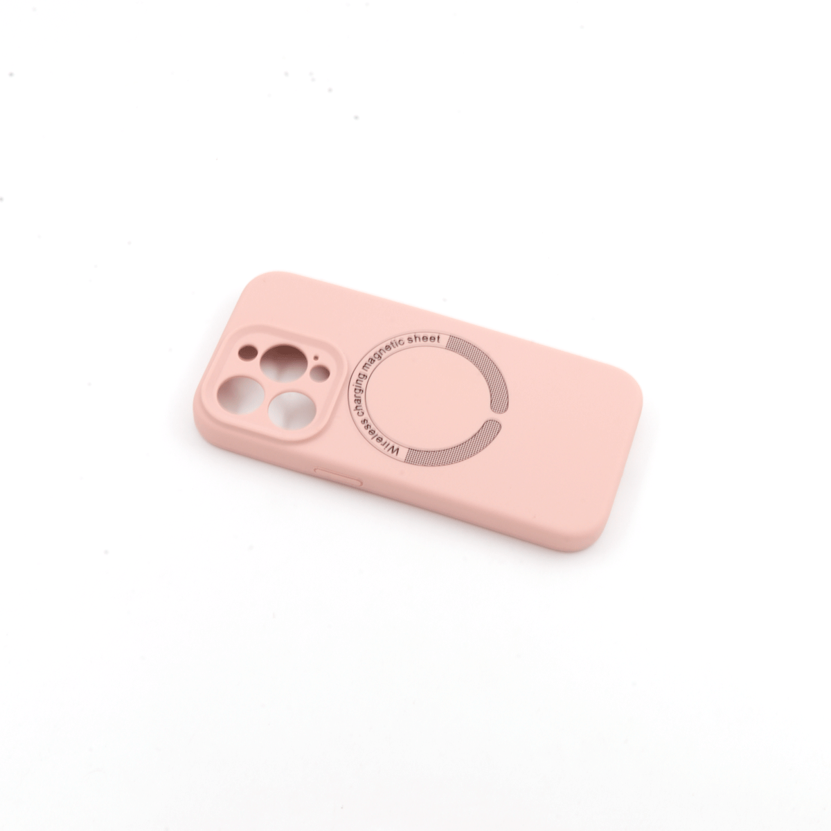 Tpu matte magsafe for iphone 15 pro (6.1") roza