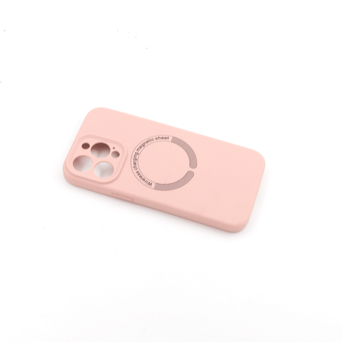 Tpu matte magsafe for iphone 15 pro max (6.7") roza